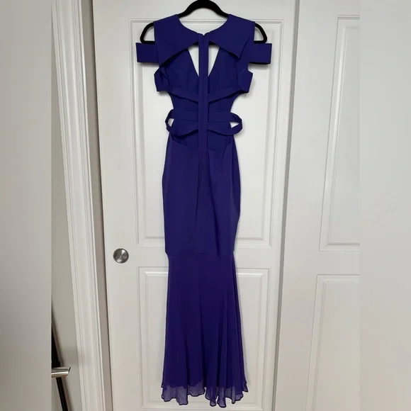 BCBGMaxAzria Royal Purple Ava Gown size 2 BCBGMaxAzria Royal Purple Ava Gown size 2